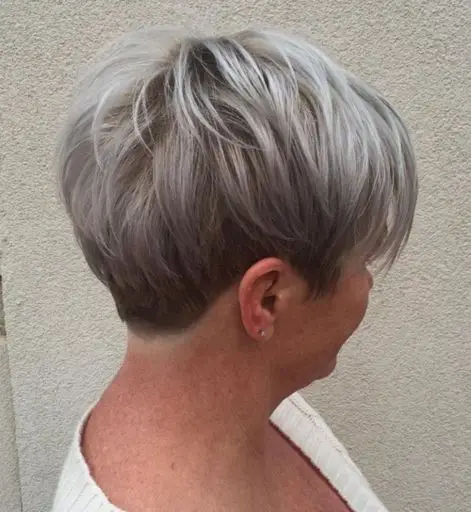 Soft Gray Pixie