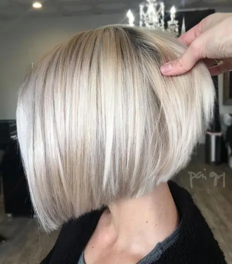 Short Blonde Bob for Thin Hair