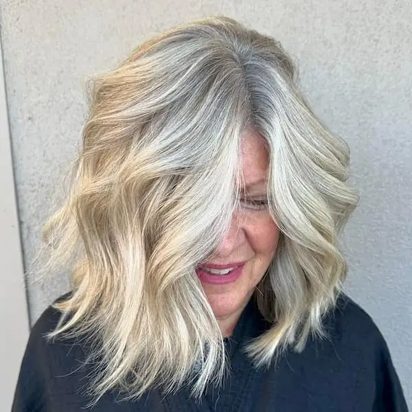 Textured Messy Lob