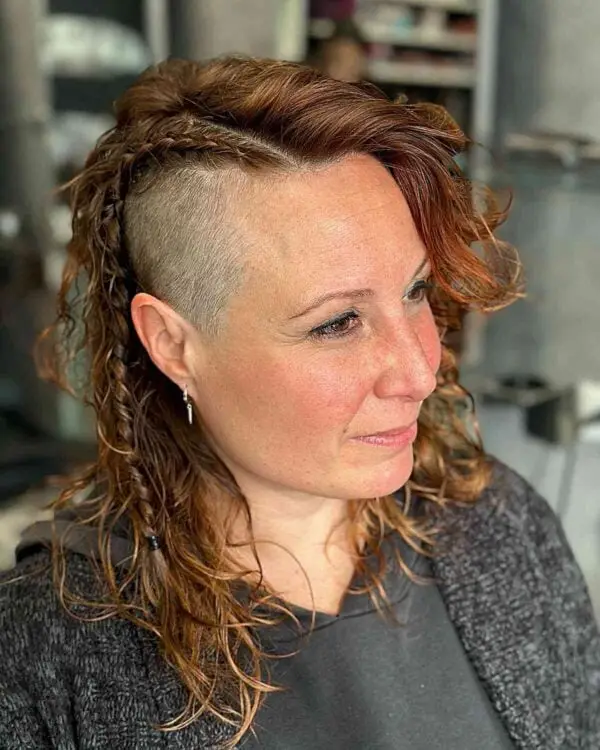 Edgy Mid-Length Cut with Shaved Side