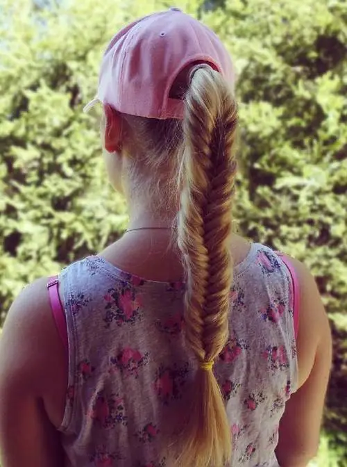 Fishtail Braid Ponytail