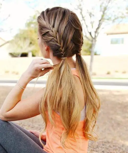 Athletic Fishtail Plaits