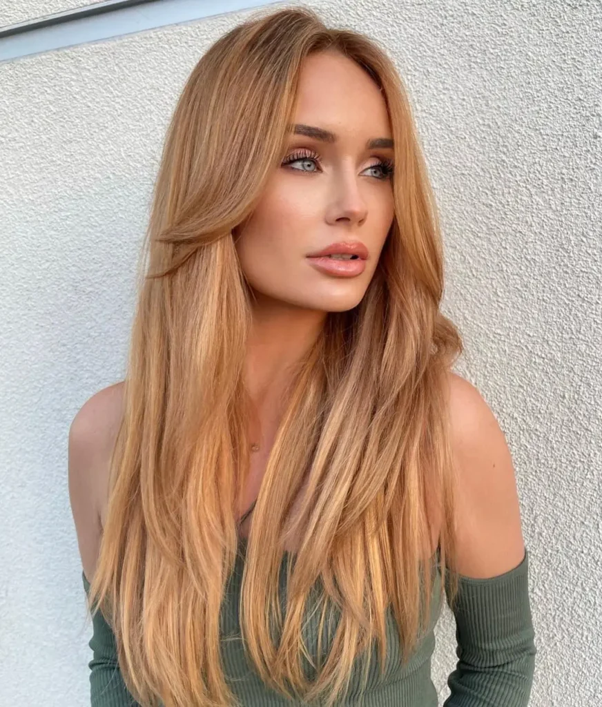 Sun-Kissed Blonde with Shadow Root