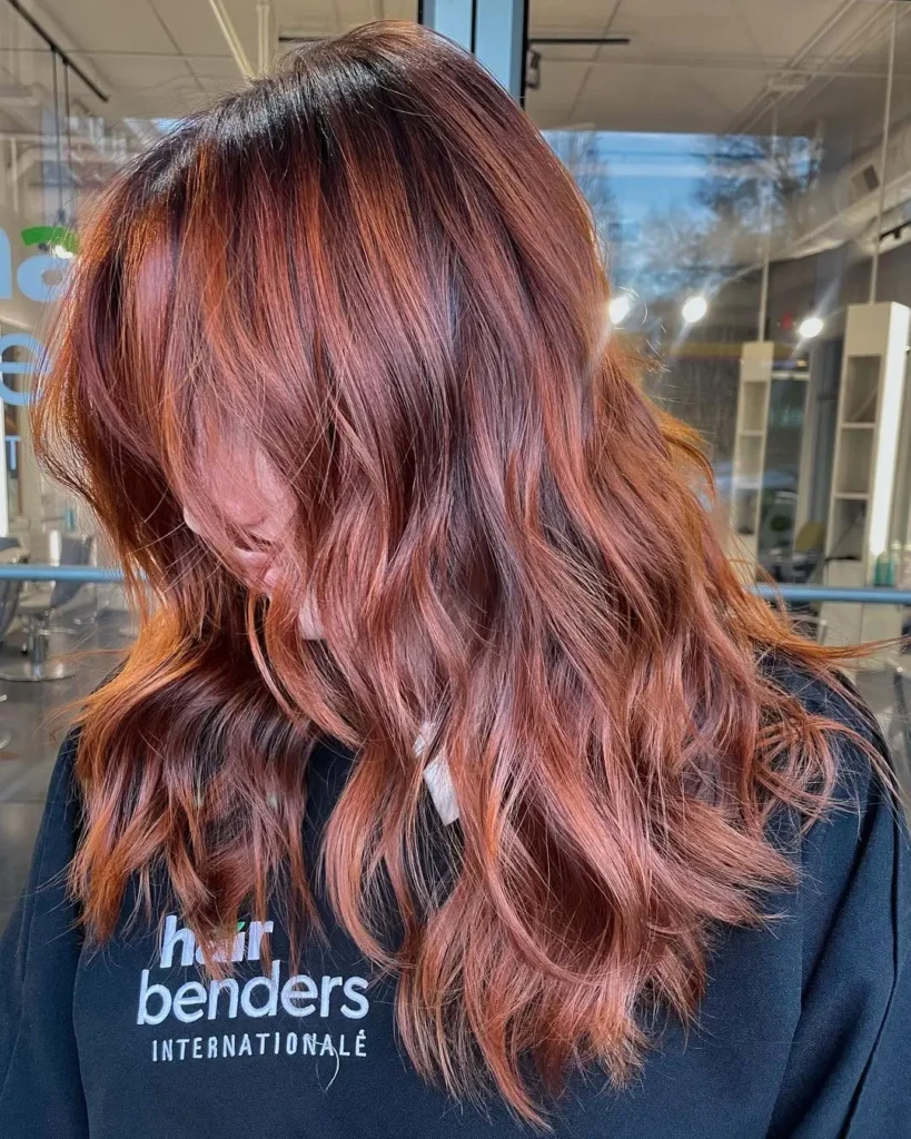 Blended Red Highlights