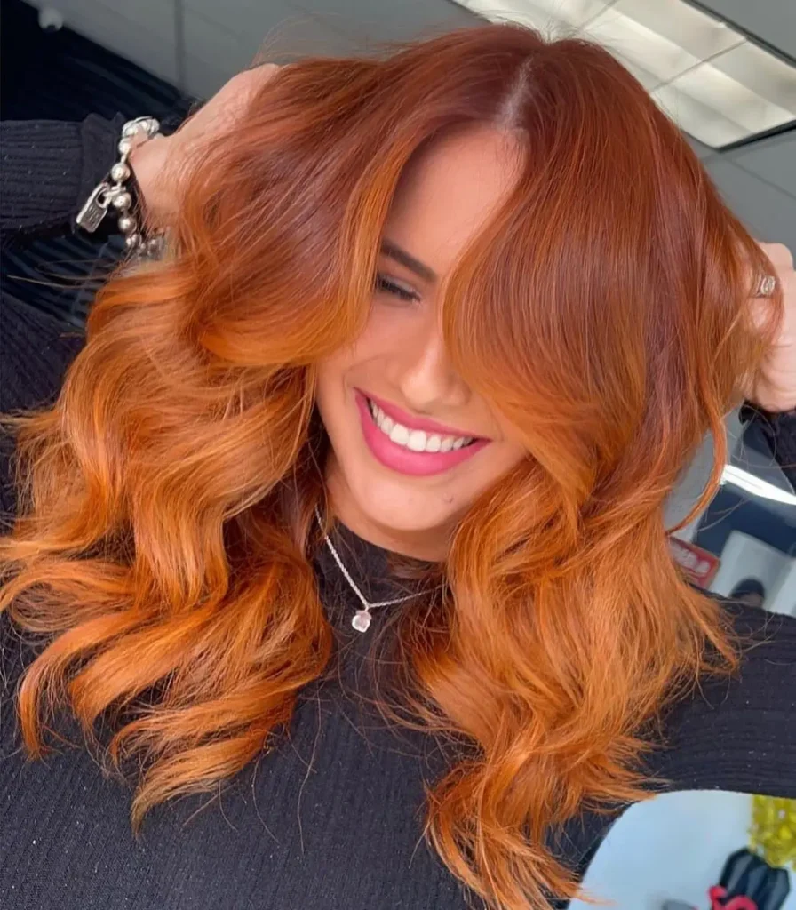 Bright Copper Balayage