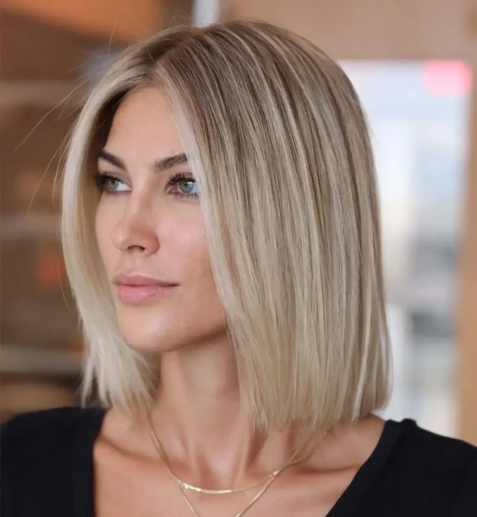 Root Smudge on Medium Blonde Hair