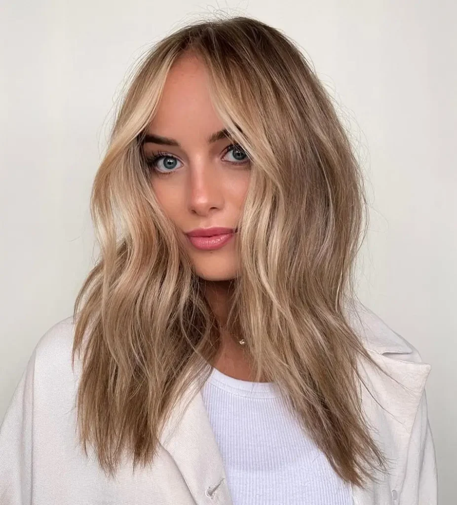 Dirty Blonde with Subtle Face Framing