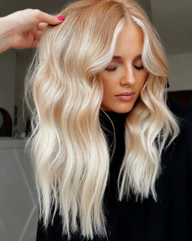 Platinum Highlights on Strawberry Blonde Hair