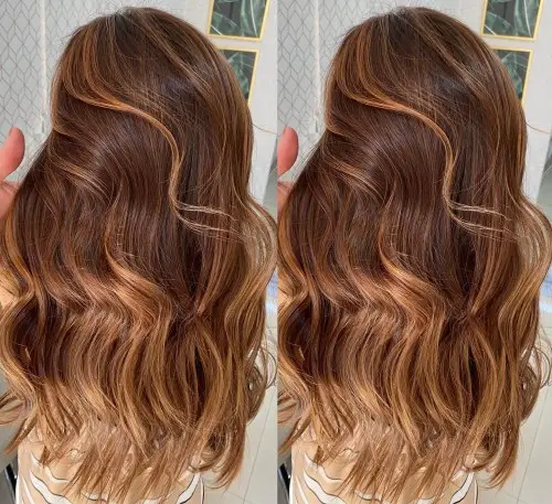 Bright Caramel Highlights