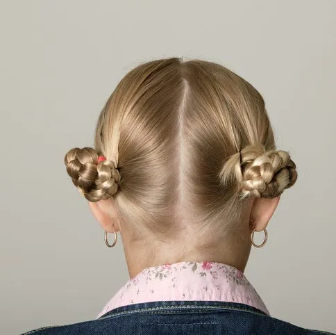 Braided Buns Easy Hairstyle