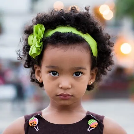 Colorful Headband Easy Hairstyle