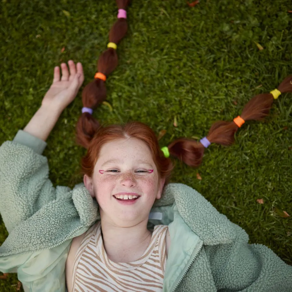 Rainbow Pigtails Easy Hairstyle