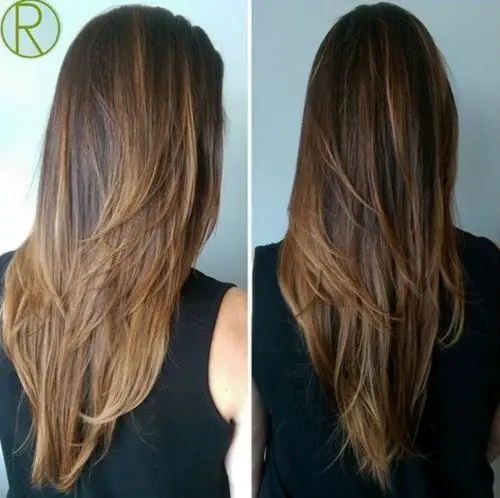 13. Haircut with Feathered Layers