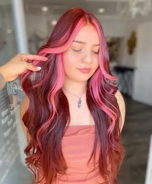 17. Bubblegum Pink Highlights