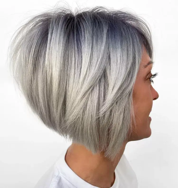20. Classic Stacked Bob