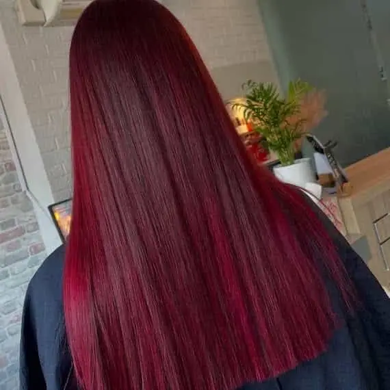 3. Dark Cherry Hair
