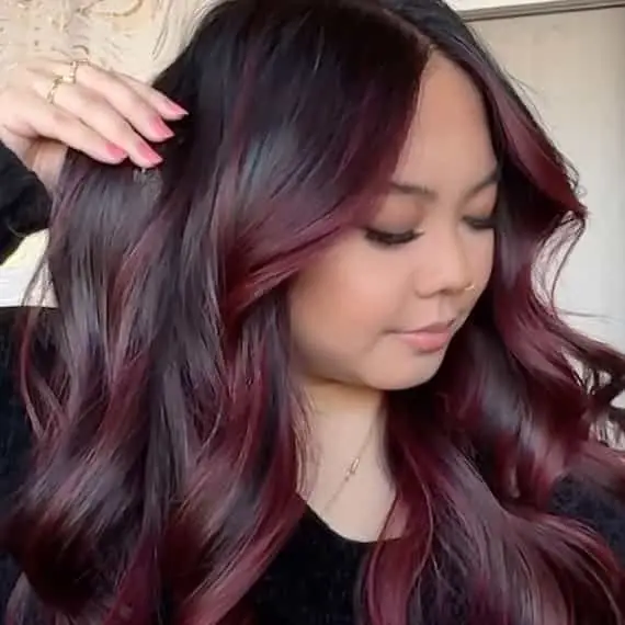 4. Cherry Cola Hair