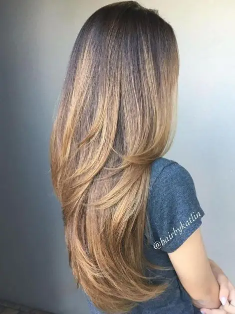 4. Long Haircut with Flippy Layers