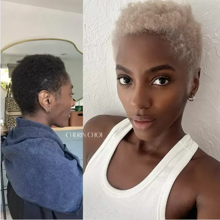 Bleached Pixie
