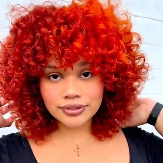 8. Orange Cherry Red Hair Color