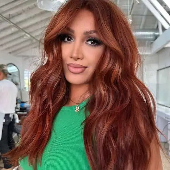9. Light Cherry Chocolate Hair Color
