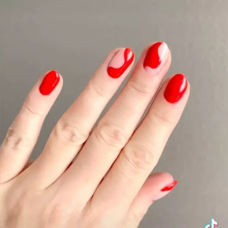 19. Cherry Apple Red Swirls