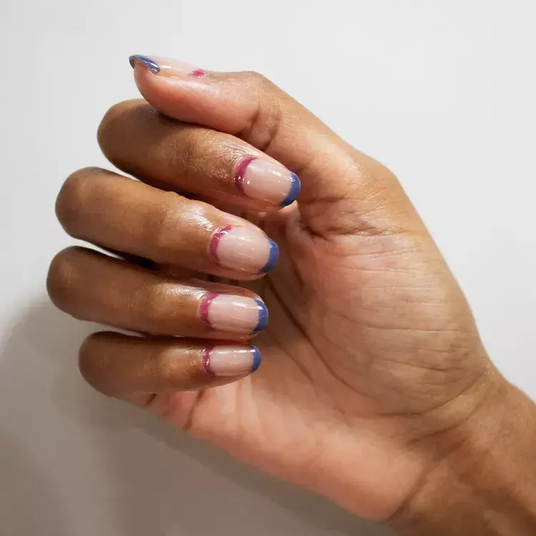10. Double Take French Manicure