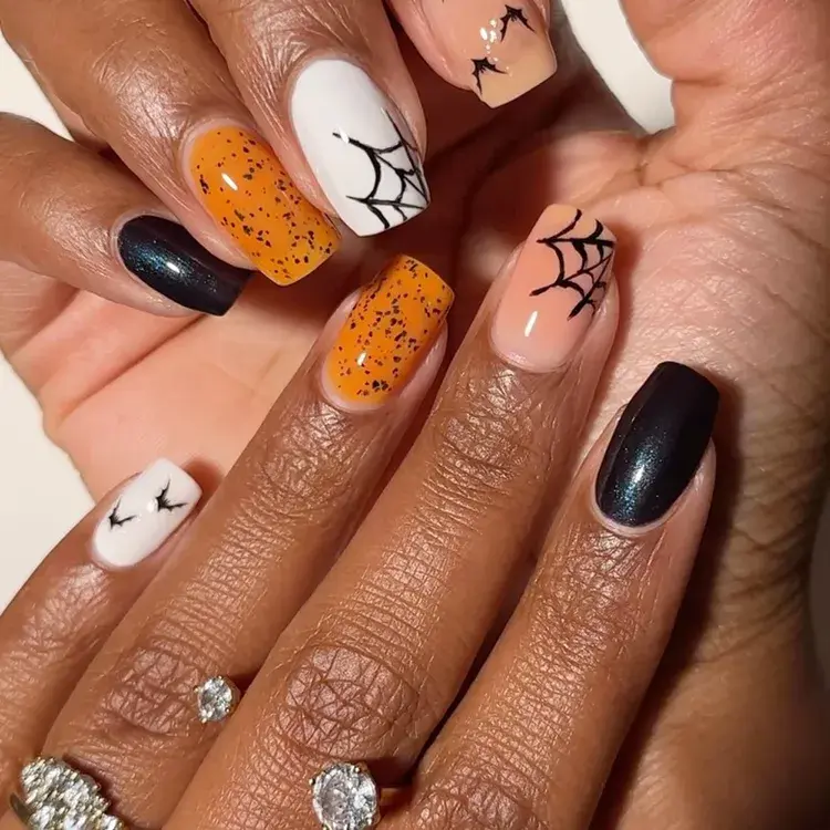 11. Halloween Motif Nails