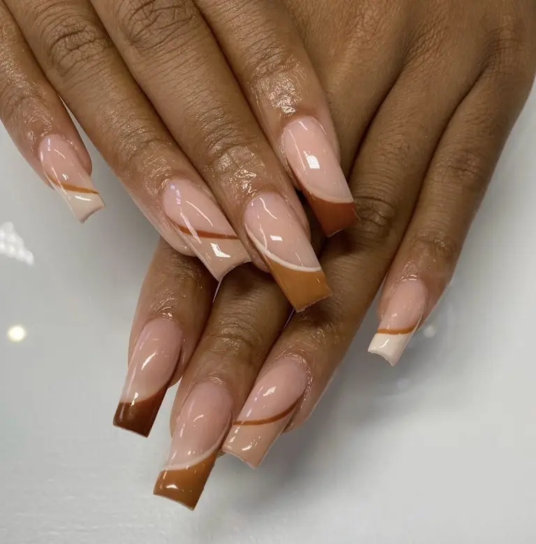 11. Nude Acrylic Nails