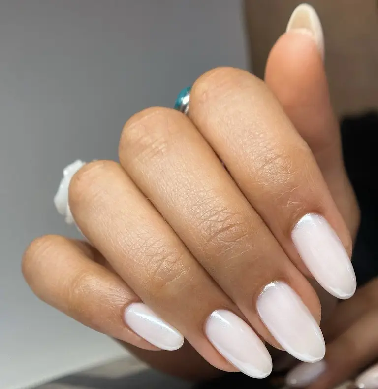 15. Chrome Acrylic Nails