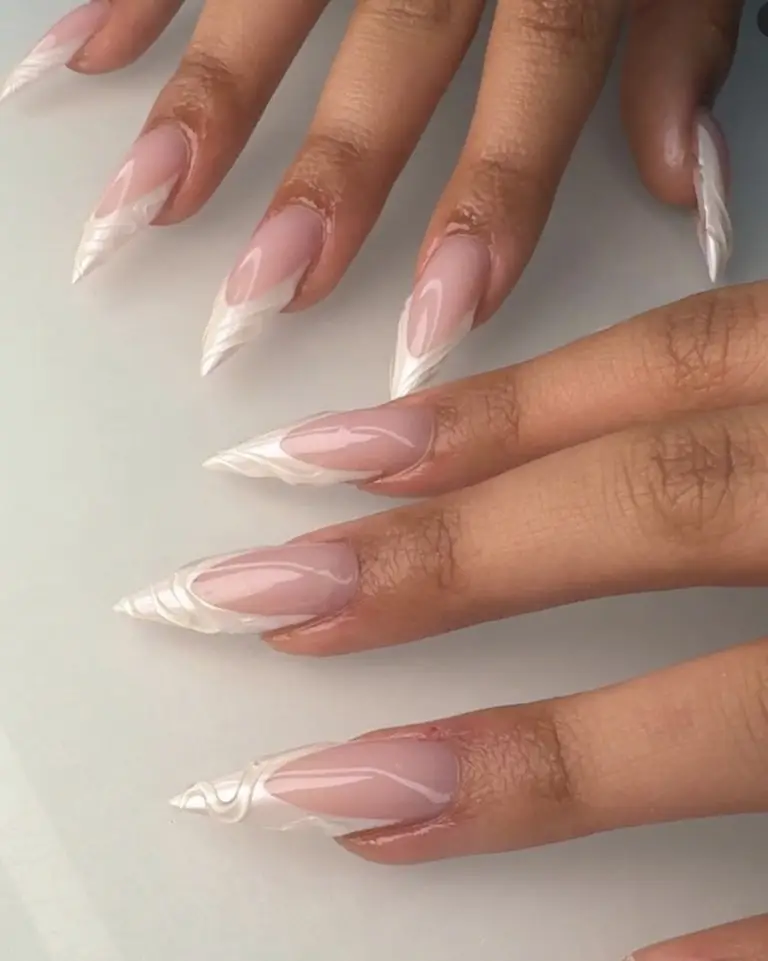 18. Stiletto Acrylic Nails