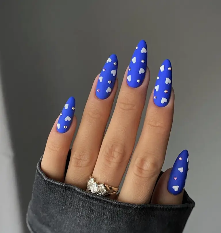 19. Blue Acrylic Nails