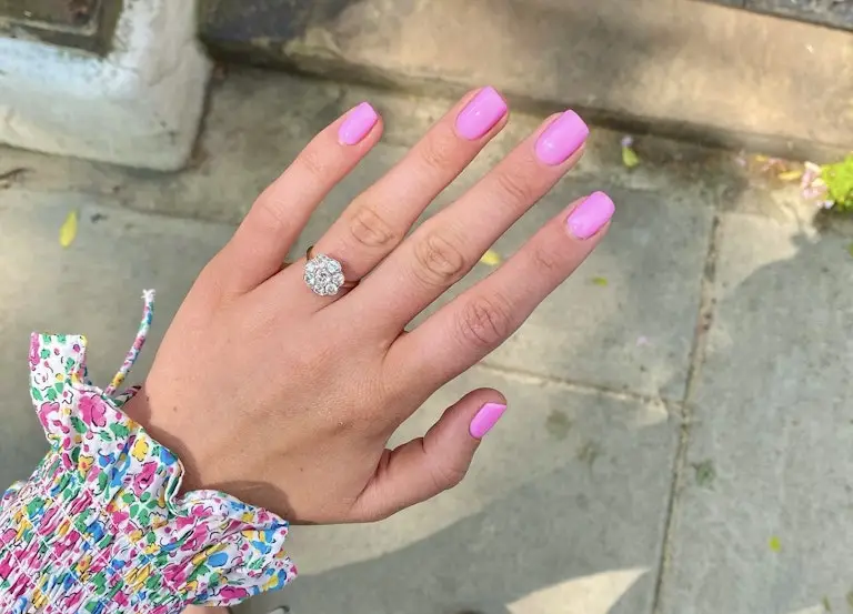 3. Pink Acrylic Nails