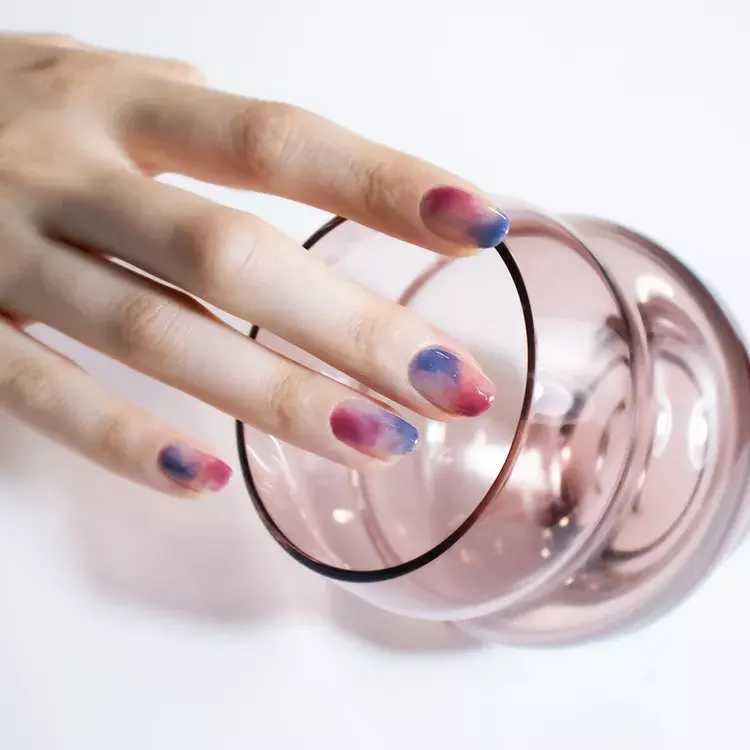 4. Abstract Dusk Nails
