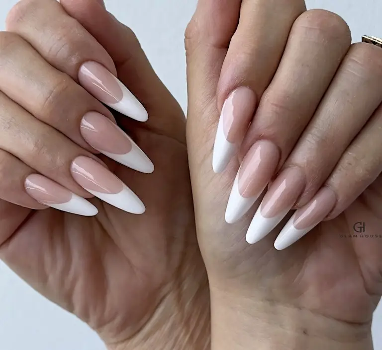 4. French Acrylic Nails