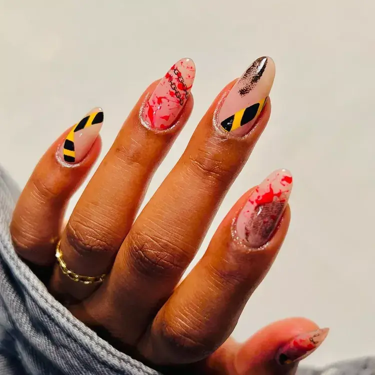 7. Crime Scene Nails