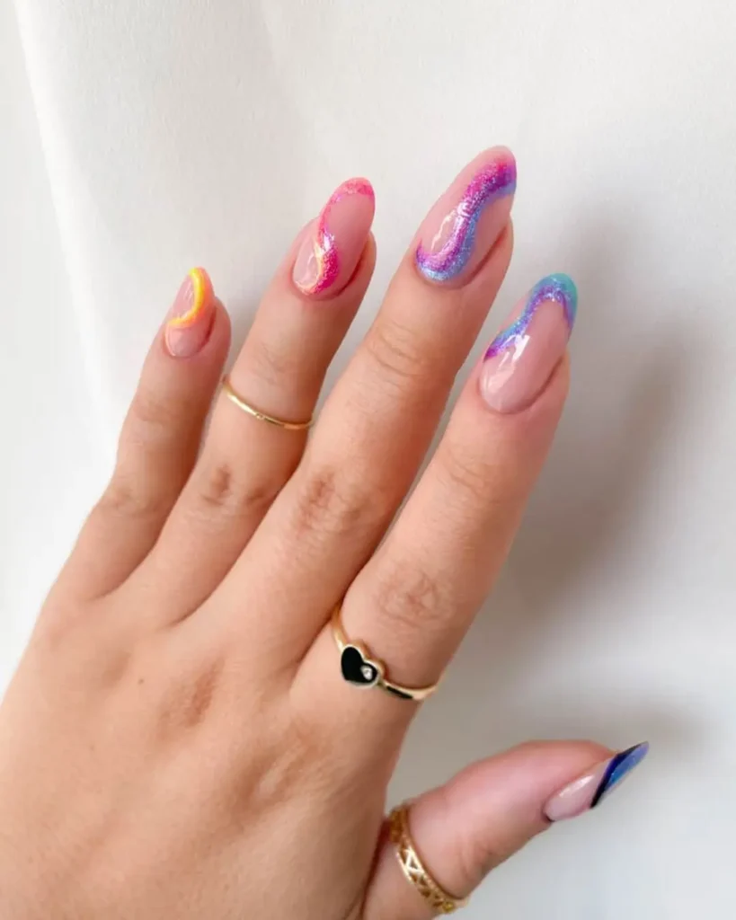 1. '90s Lisa Frank Swirls