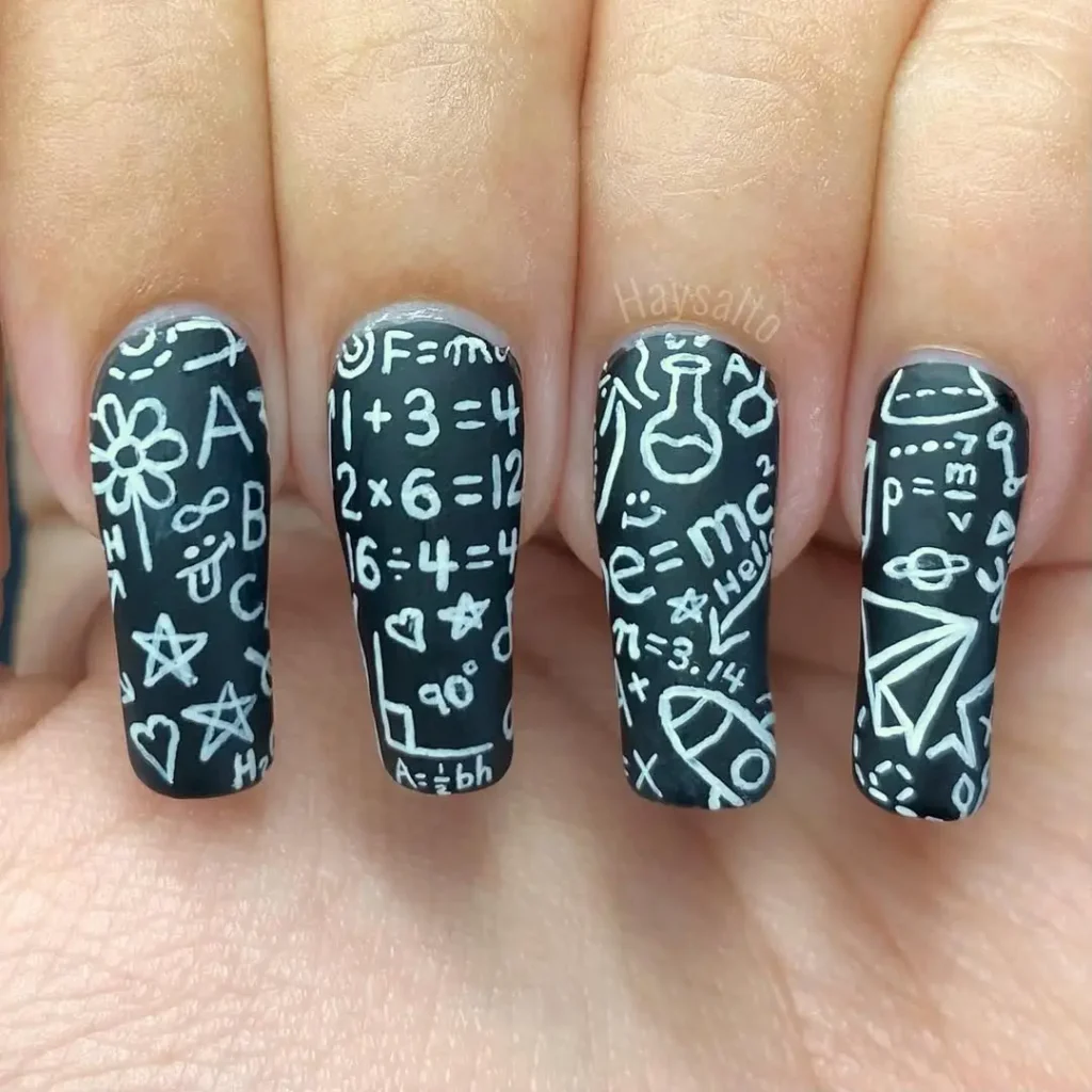 10. Chalkboard Scribbles