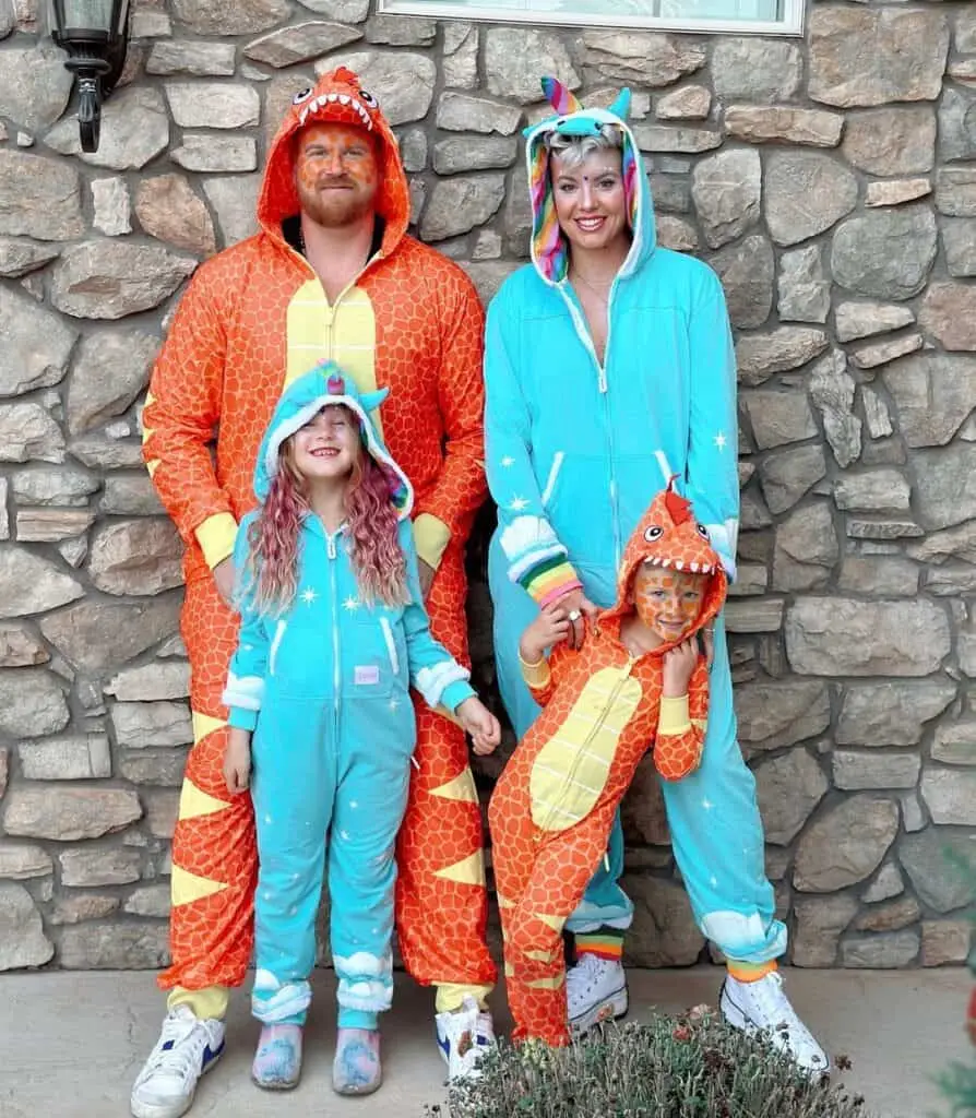 12. Unicorns and Dinosaurs Costumes