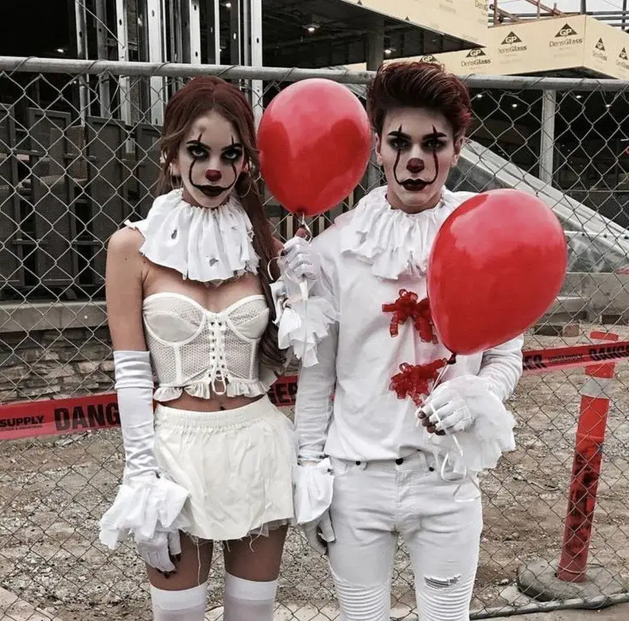 13. Pennywise from IT Couples Halloween Costume