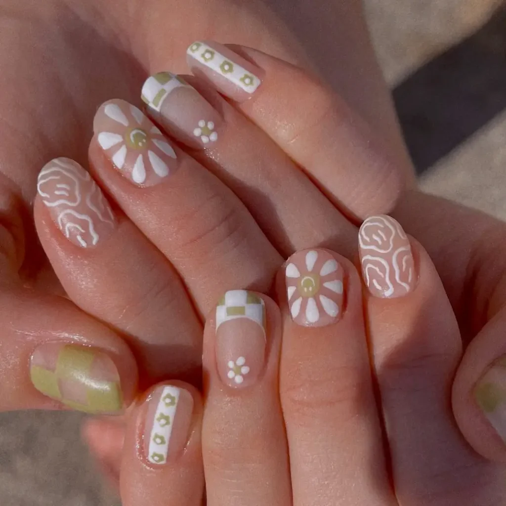 13. White Doodles