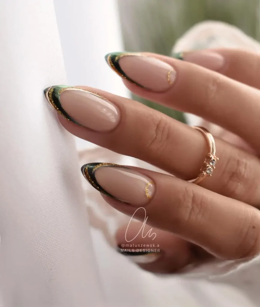14. Gold + Green
