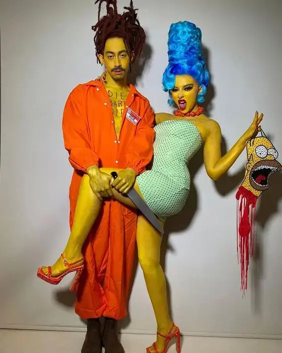 20. The Simpsons Couples Halloween Costume