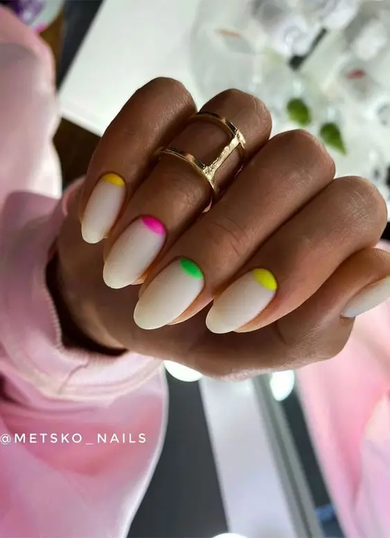 24. Reverse French Tips