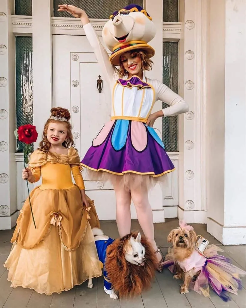 28. Teapot and The Beauty and Beast Costumes