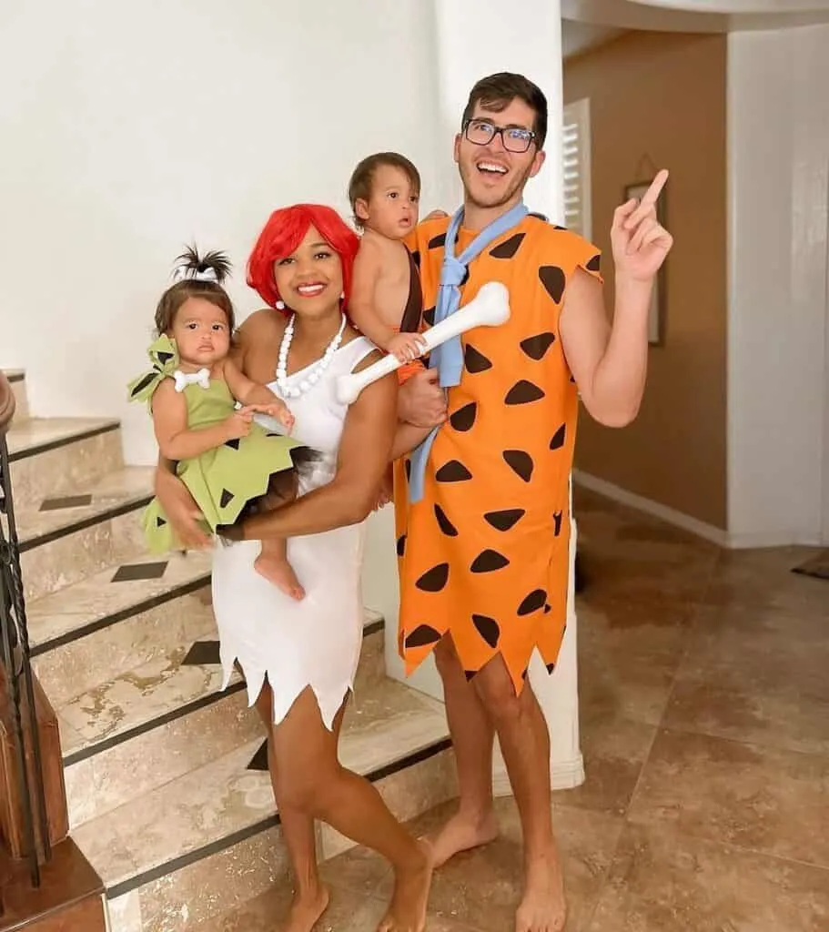 31. Flin Stones Family Costumes