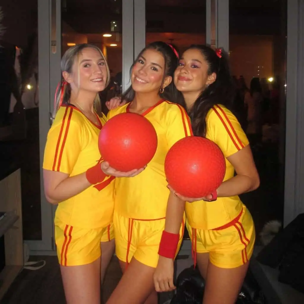 33. Dodge Ball Trio Halloween Costumes