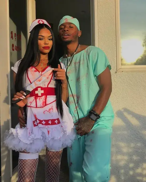 5. Doctor and Nurse Couples Halloween Costume