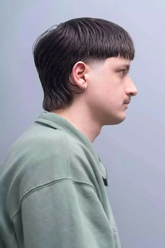Bowl Cut Mullet