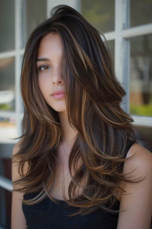 Dimensional Black Layers With Highlights